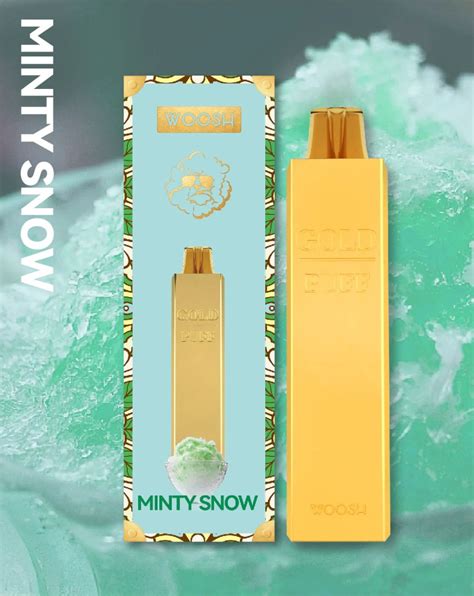 Woosh®️ - Minty Snow Gold Disposable Vape