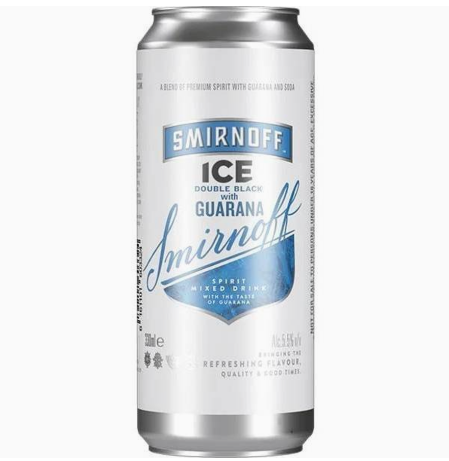 Smirnoff Guarana Can vs Smirnoff Ice - Pineapple Punch Can