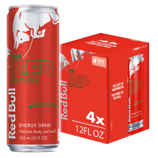 Red Bull RED EDITION Watermelon 250ml - 4 PACK