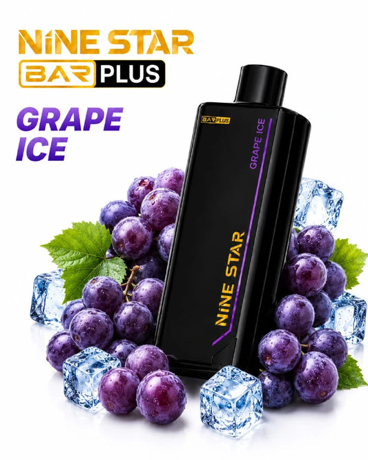 Nine Star Plus - Grape Ice 20K Puffs KIT