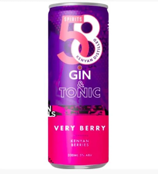 58 Gin & Tonic - Very Berry - 330ml Can