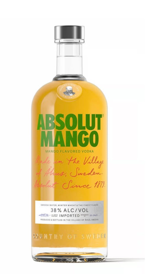 Absolut Mango Vodka - 750ml