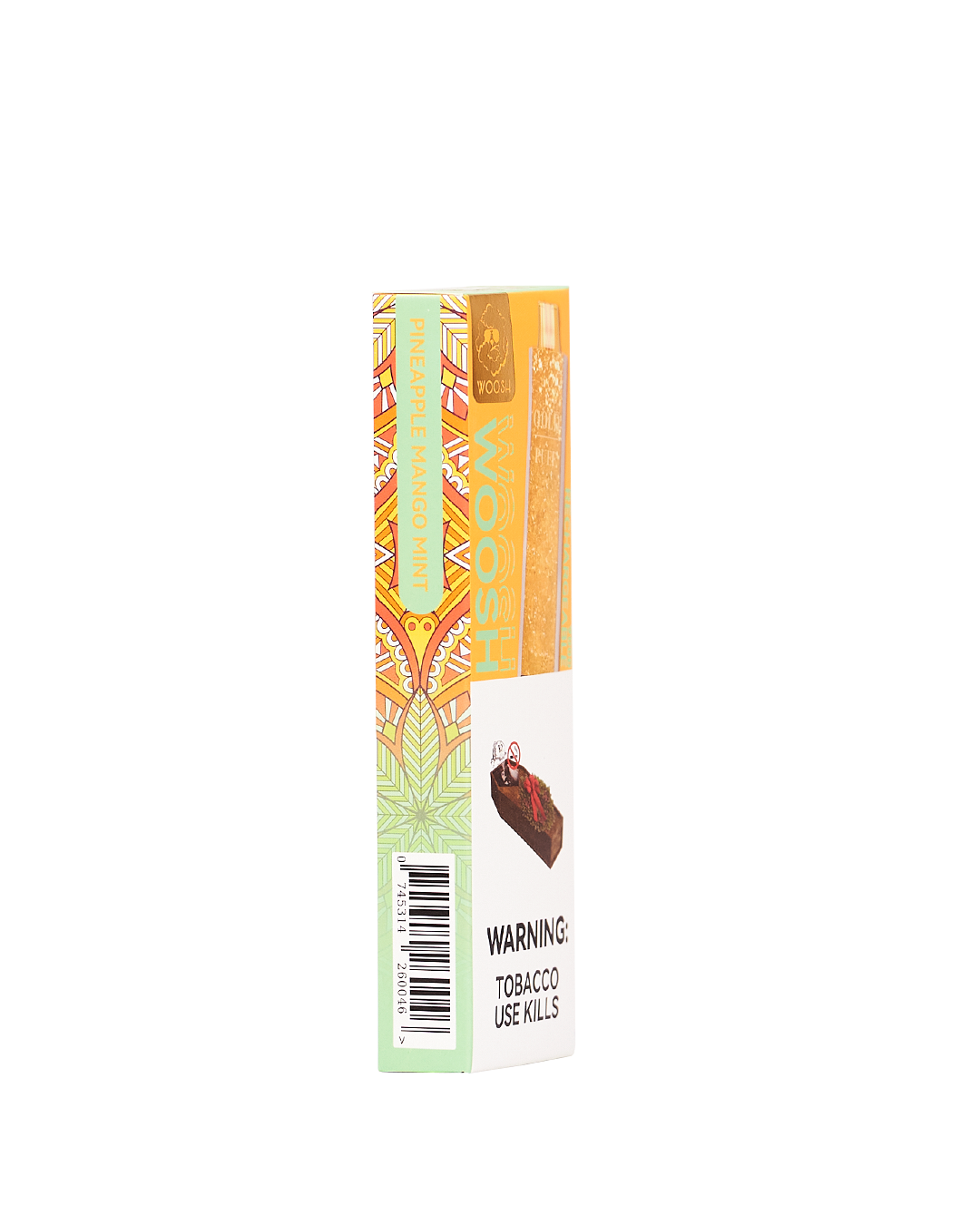 Woosh®️ GOLD - Pineapple Mango Mint 9,000 Puffs Rechargeable Vape