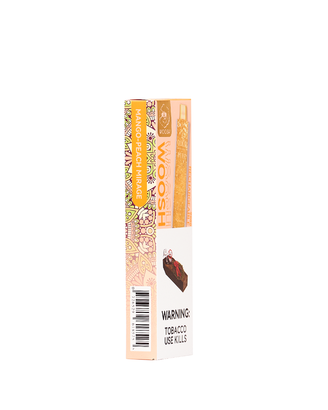 Woosh®️ GOLD - Mango Peach Mirage 9,000 Puffs Rechargeable Vape
