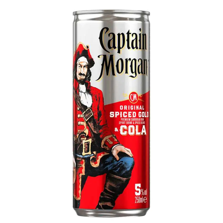 Captain Morgan Spiced Gold & Cola - 250ml