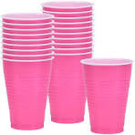 PINK CUPS 473ML (16 fl oz) - SINGLE