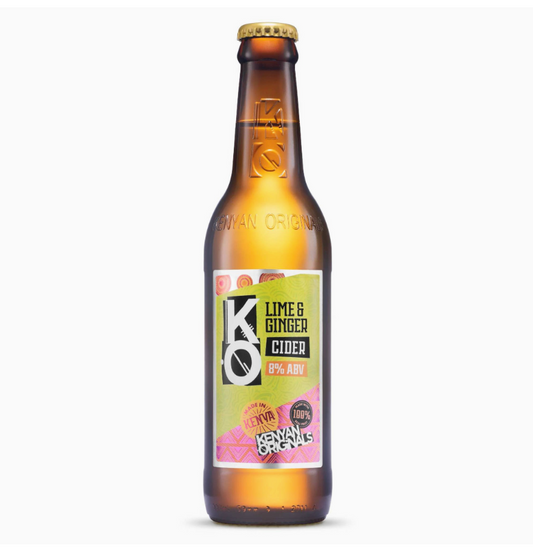 KO Lime & Ginger (Kenya Originals) Cider 330ml Bottle