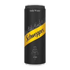 Schweppes Soda Water (Black)