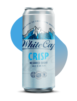 White Cap Crisp 330ml Can