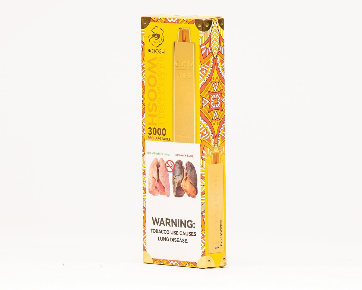 Woosh®️ - Pineapple Mint Gold Disposable Vape