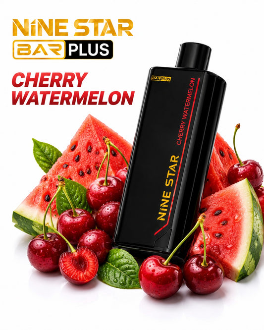 Nine Star Plus - Cherry Watermelon Ice 20K Puffs KIT
