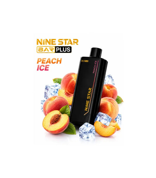 Nine Star Plus - Peach Ice 20K Puffs KIT